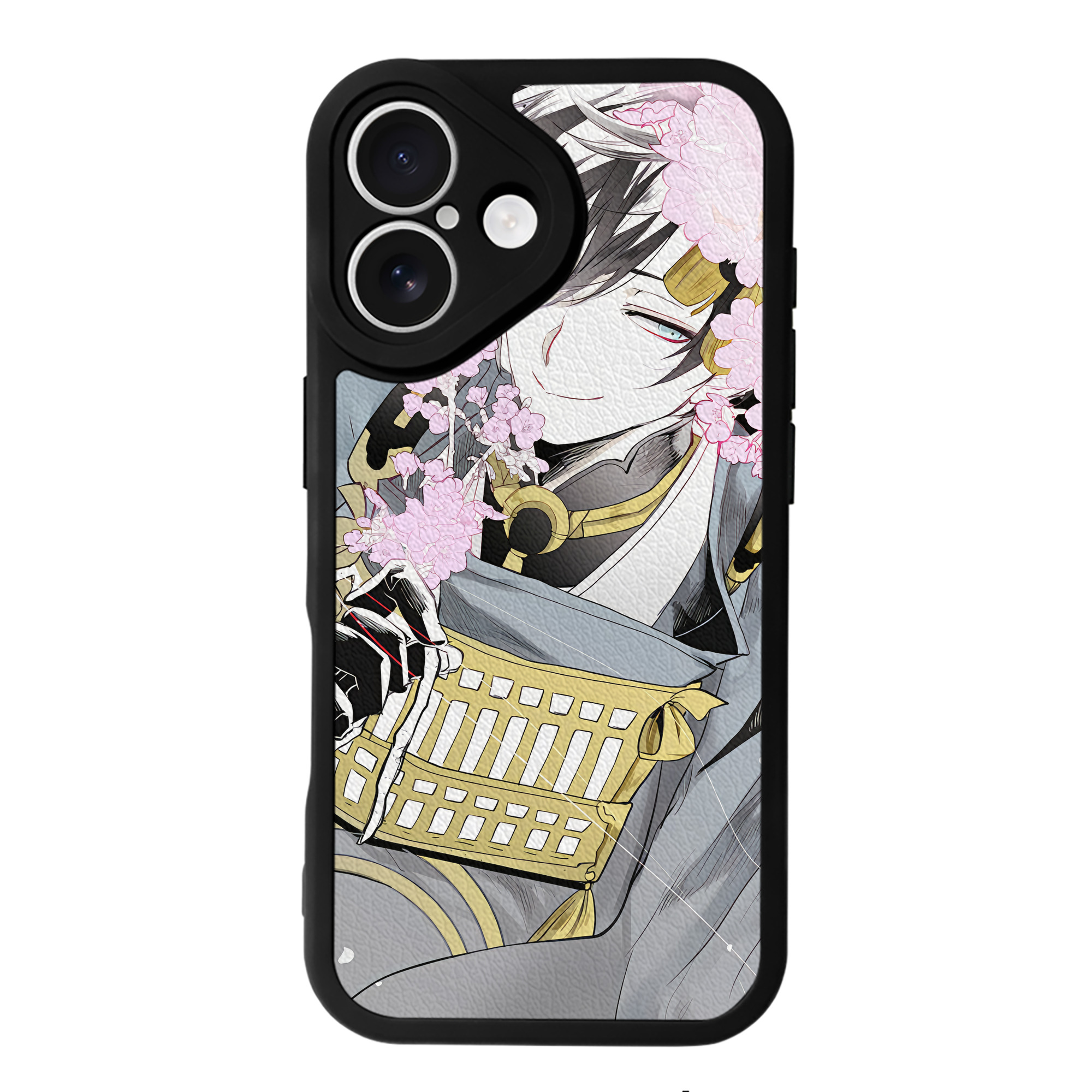 （画像用） 刀剣乱舞 Touken Ranbu 【iPhone 16シリーズ対応】シリコンスマホケース（レザー調） 材質：シリコン